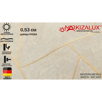 Шпалери Antonina Vella Modern Metals NAZCA - NW 3504