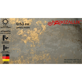 Шпалери Antonina Vella Modern Metals NEBULA - NW 3574