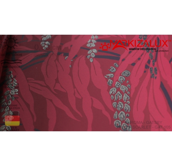 Фото Шпалери Gatsby PHASIA SCARLET - GAT 105 Шпалери