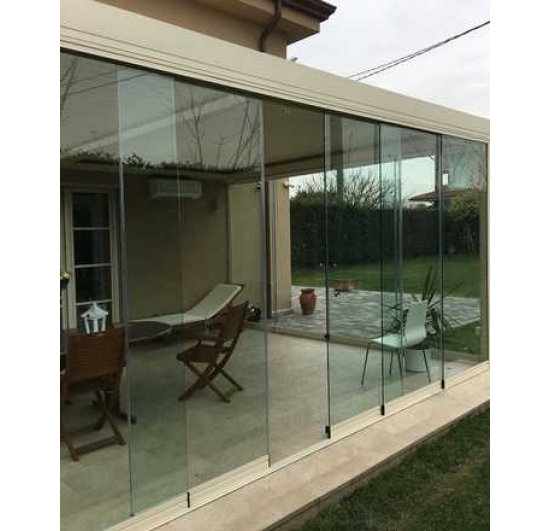 Фото Скління альтанок Slide glass low Засклення ✴️ веранд та терас