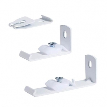 Карниз настенный для крепления на кронштейны белый