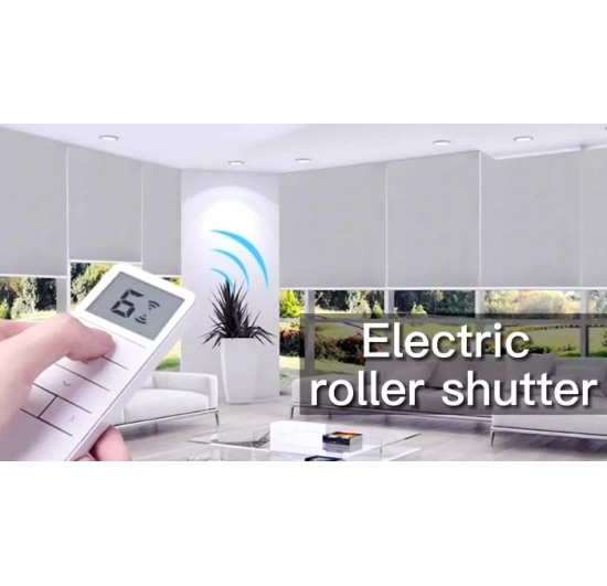 Фото Автоматичні жалюзі-ролети з провідним підключенням 220 v та пультом управління Жалюзі-ролети на автоматиці