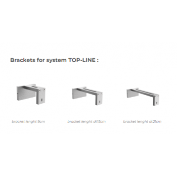 Карниз для штор TOP LINE LOGO блискучий білий