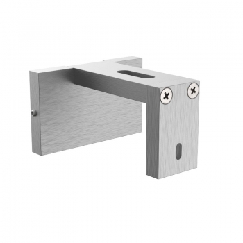 Карниз для штор Marcin Dekor TOP LINE матова сталь одинарна, заглушка