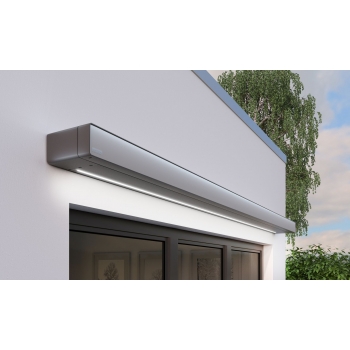 Markilux 970 маркіза посилена у закритій касеті куб.