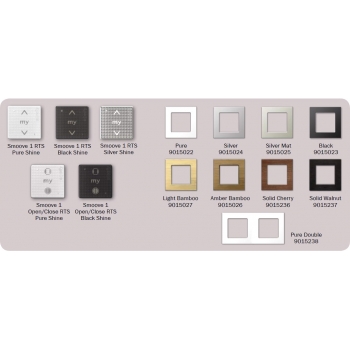 Одноканальный сенсорный радиовыключатель Smoove 1 RTS SOMFY