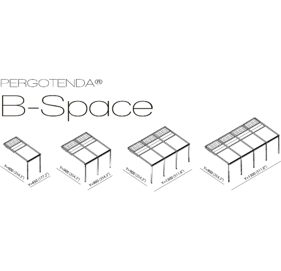 Фото Посилена пергола Pergotenda ® B-Space Перголи