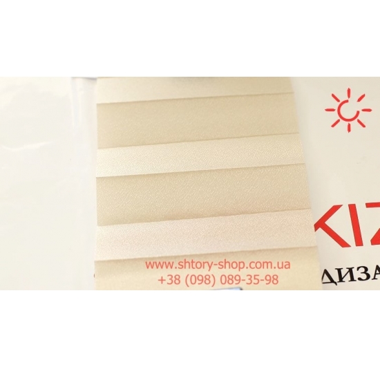 Фото Жалюзі пліссе акварель кремова Штори пліссе