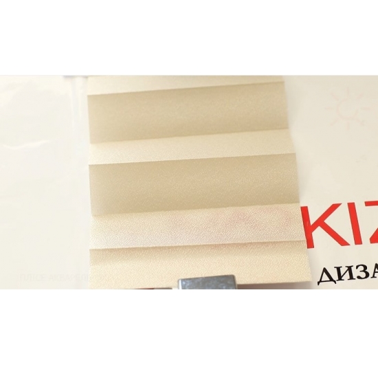 Фото Жалюзі пліссе акварель кремова Штори пліссе