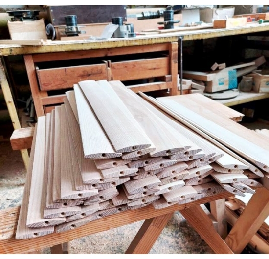 Фото Ставни на окна деревянные Шаттерсы деревянные