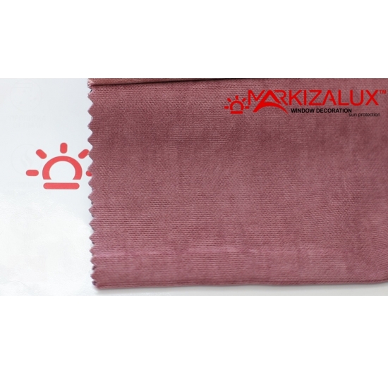 Фото Римська штора з тканини Велюр Рожевий - тканина Римські штори