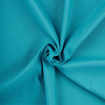 Штора в спальню на петлях "Anuta" бирюзовый 150х260