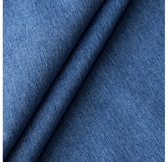 Фото Штора блекаут негорюча синя 145х280 Штори-портьєри