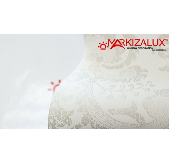 Фото Рулонні штори Дамаск білий Рулонні ⚡ штори